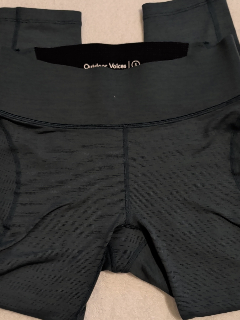 Outdoor Voices High Rise Dark Green Leggings Activewear